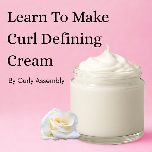 How to Make Curl Defining Cream │Moisture-Rich Formula for Dry, Curly Hair