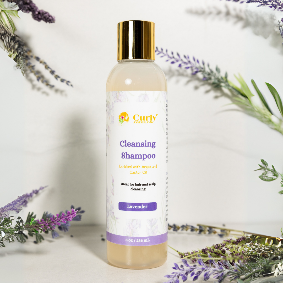 Cleansing Shampoo Lavender Bliss - Moisturizing shampoo with lavender fragrance for a soothing hair cleanse