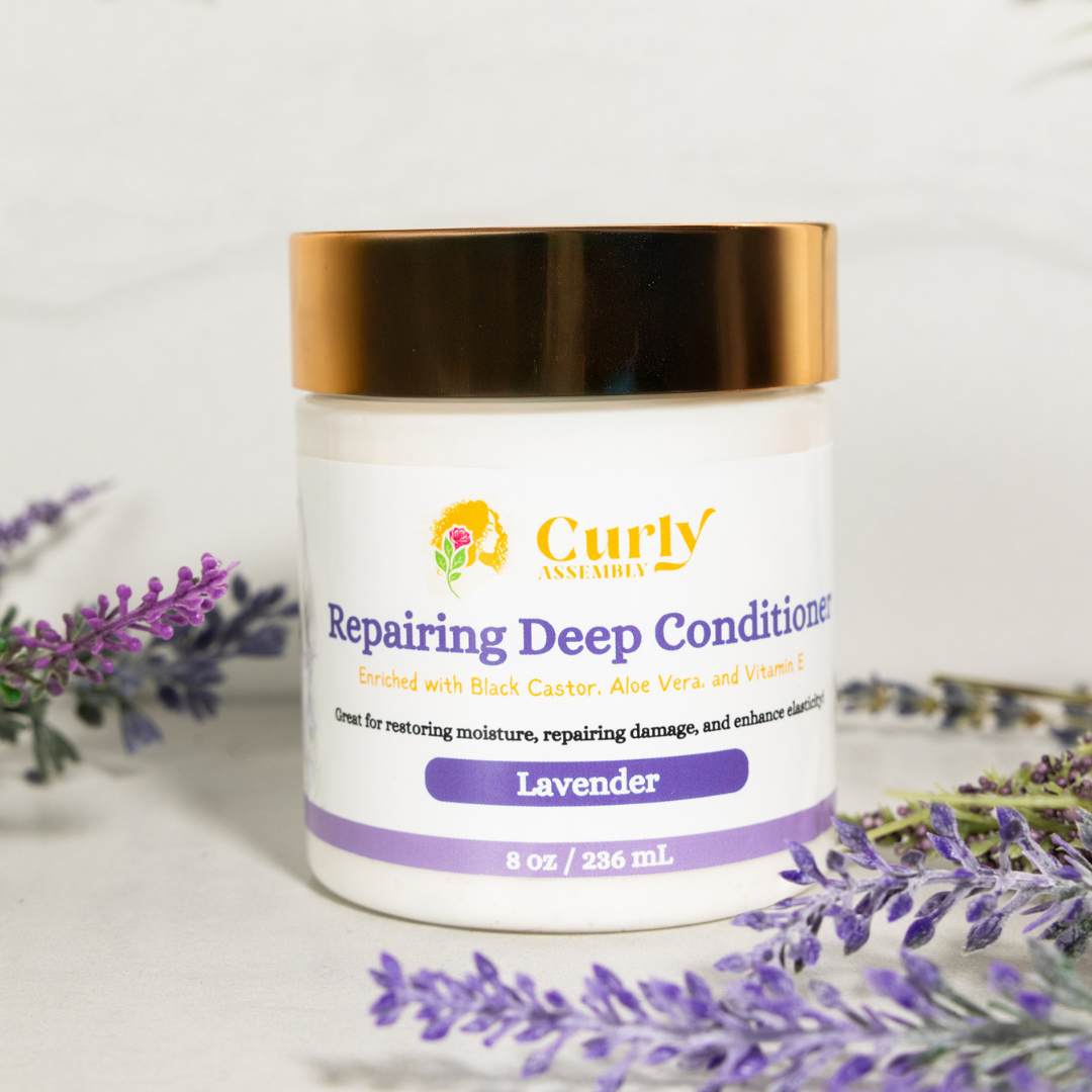 Repairing Deep Conditioner Lavender Bliss - Nourishing deep conditioning treatment for hydrated curls