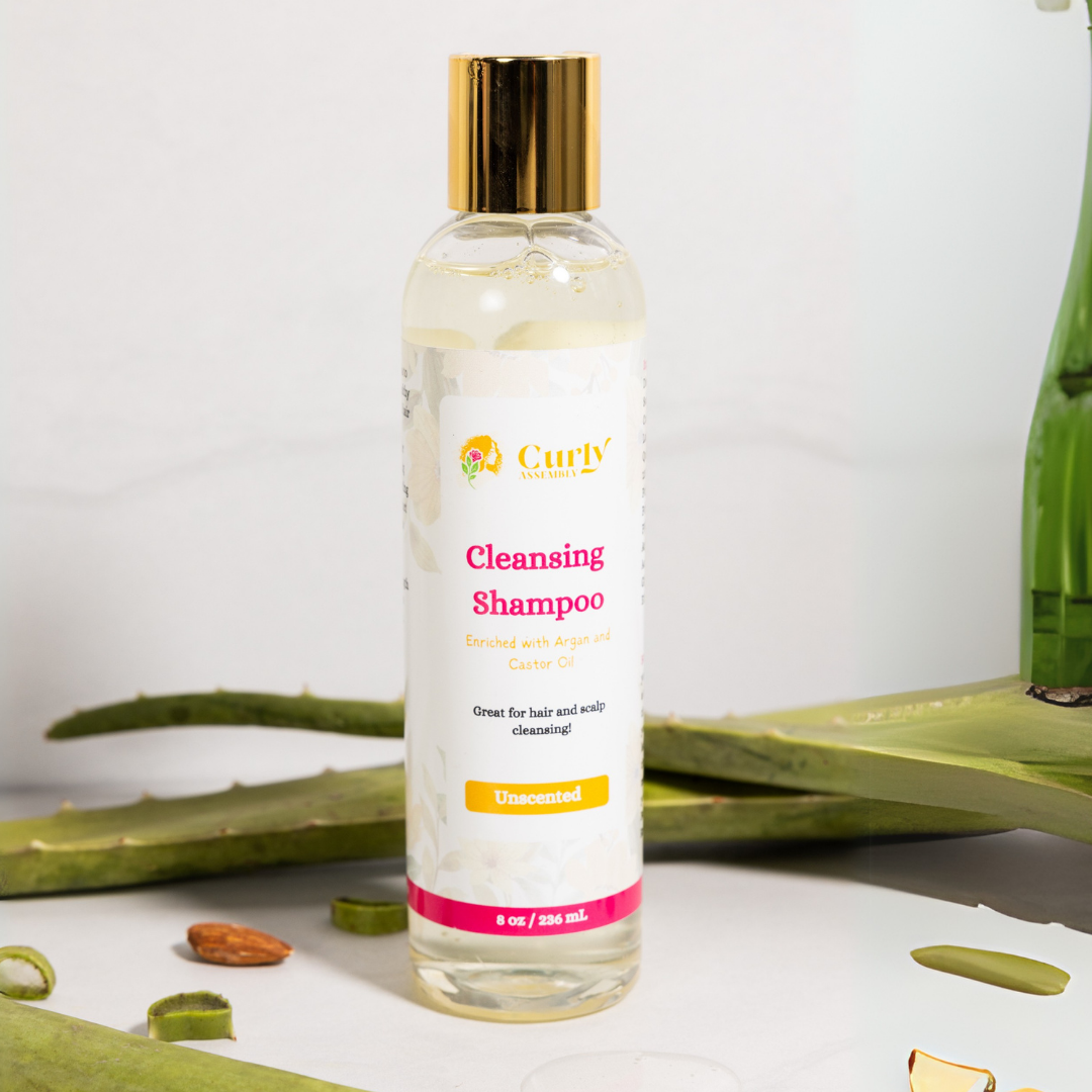 Cleansing Shampoo Unscented - Gentle shampoo for cleansing and nourishing the scalp without stripping oils.