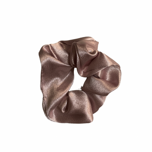 Nude Satin Scrunchies Pack