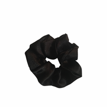 Load image into Gallery viewer, Black Satin Scrunchies Pack
